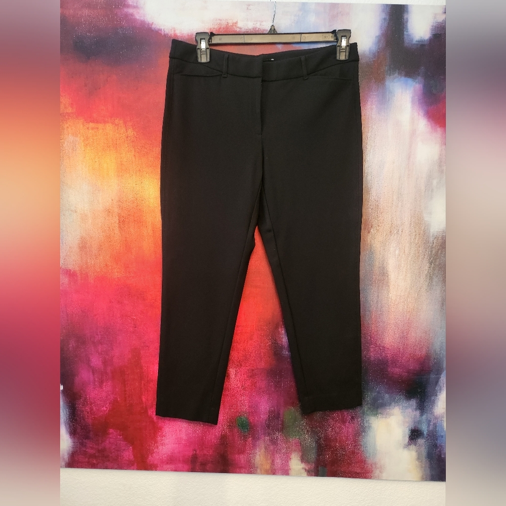 WHBM Blk Ankle Pants